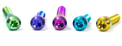Titanium Cylindrical Head Torx Drive Bolts Screw